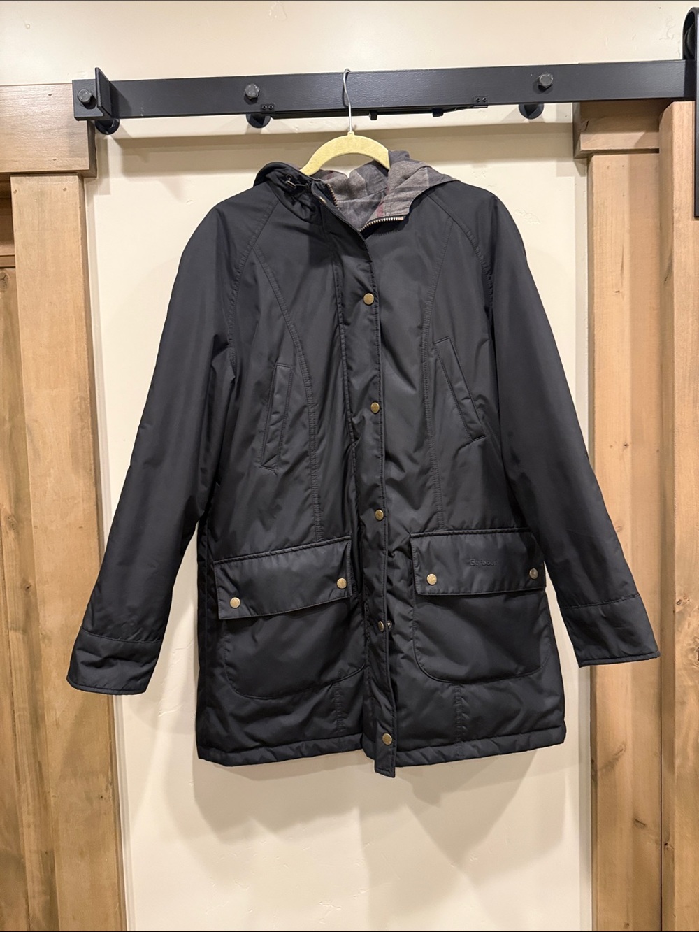 Barbour - Westhill Reversible Beadnell Jacket - Black - Size US 12 / UK 16